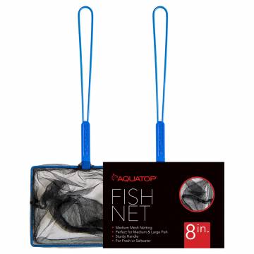 AQUATOP AQ-FN08M Aquarium Fish Net 8", Medium Mesh